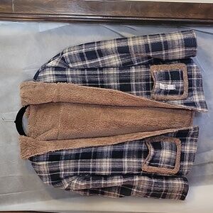 C.R.Goodfinds General Store, Brand New Reversible Blue/Tan Jacket, sz Small